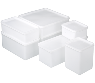 Tarros cuadrados multiusos