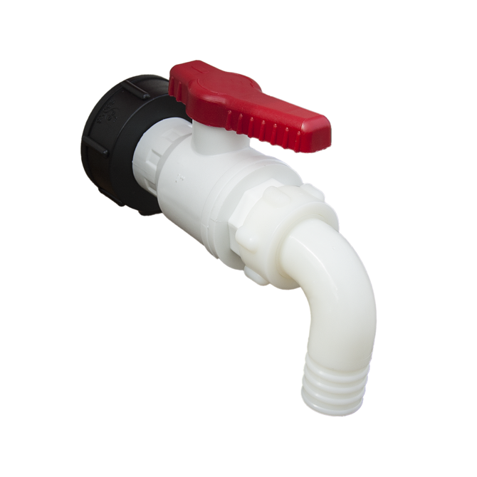 Llave de salida para GRG acodada