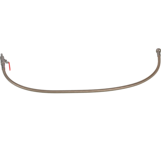 Musluklu 1,2 m boşaltma hortumu