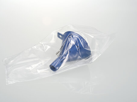 Embudo detectable para polvo