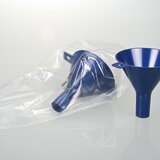 Embudo detectable para polvo