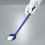 Pala detectable, mango largo, azul