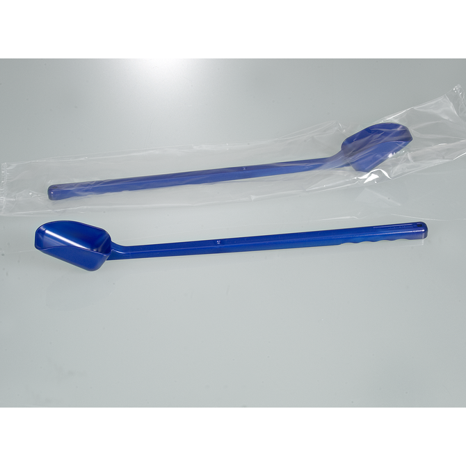 Pala detectable, mango largo, azul