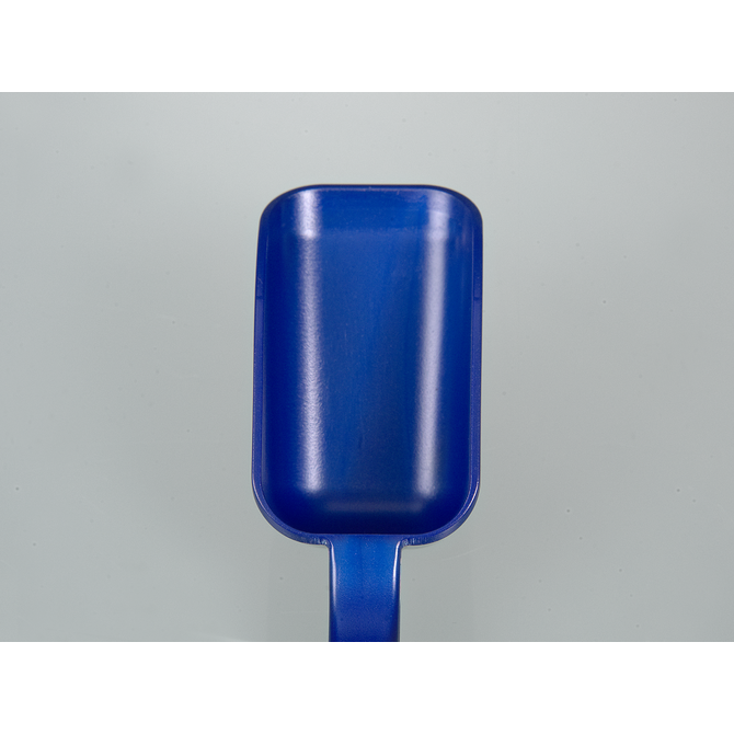 Pala detectable, mango largo, azul