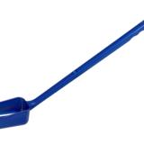 Pala detectable, mango largo, azul