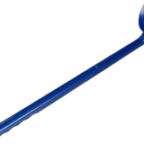 Cuchara detectable curvada, mango largo, azul