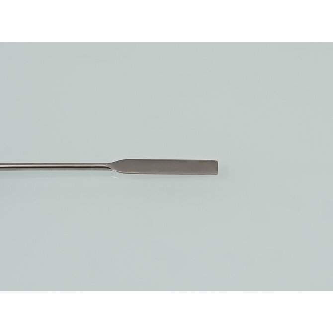 Double spatule Chattaway carrée/ronde courbée, en acier inoxydable