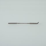 Double spatule Chattaway carrée/ronde courbée, en acier inoxydable