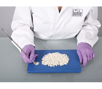 Doppelspatel Chattaway eckig/rund gebogen, aus Edelstahl