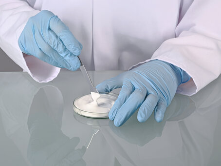 Spatule double plate/carrée, en acier inoxydable