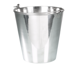Stainless steel bucket