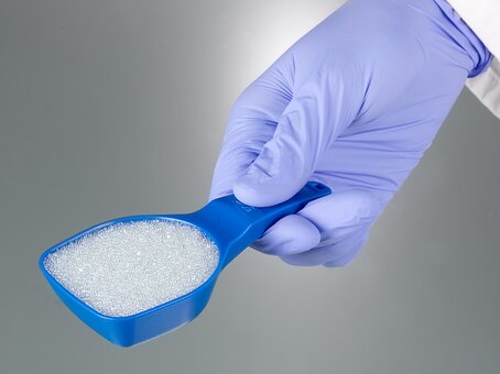 Cuillère-mesure, bleue