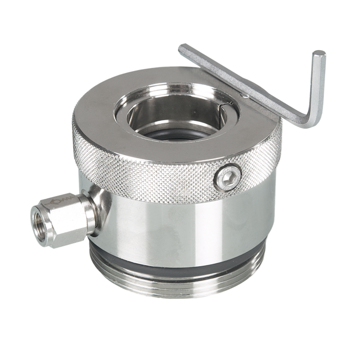 Gastight barrel connector