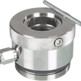 Gastight barrel connector