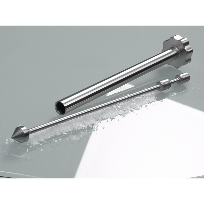 Barrena sacamuestras para sólidos a granel que se atascan