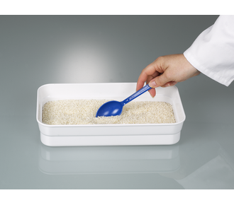 Cuchara para alimentos, azul