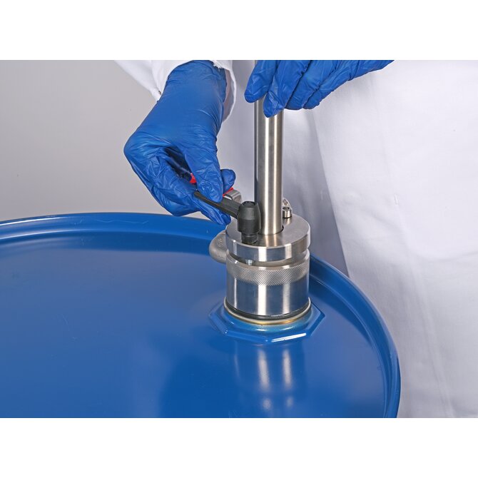 Pompe à solvant à commande à pied - Flexible d'écoulement & robinet