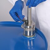 Pompe à solvant à commande à pied - Flexible d'écoulement & robinet