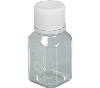 Botella para laboratorio PET estéril