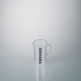 Градуированные мензурки с ручкой, синяя шкала