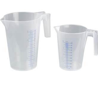 Béqueres graduados, empilháveis