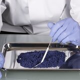 Micro spatule double carrée/arrondie, en acier inoxydable