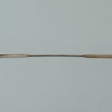 Mikro-Pulverspatel eckig/halbschalenförmig, aus Edelstahl