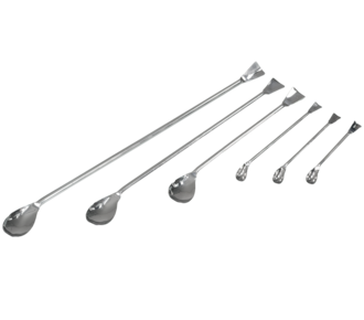 Colher de amostra de aço inoxidável