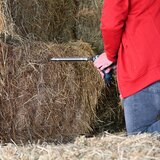 Сверло для отбора проб соломы