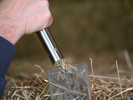 Сверло для отбора проб соломы