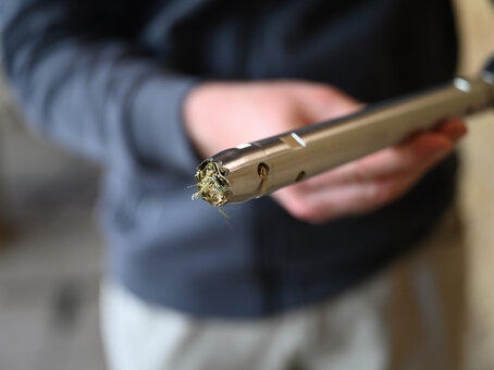 Сверло для отбора проб соломы