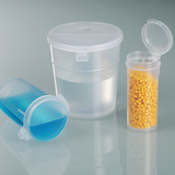 Botes para muestras con tapa adjunta