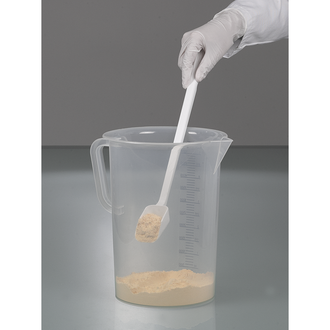 Probenschaufel, langer Griff, Einweg, steril