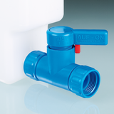 Space saving canister with 3/4" threaded connection