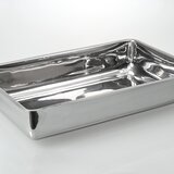 Кювета из нержавеющей стали, мелкая