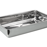 Кювета из нержавеющей стали, мелкая