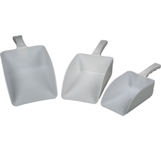 Filling scoops for foodstuffs