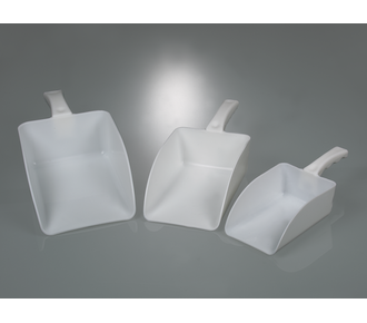 Filling scoops for foodstuffs