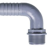 Tube bend, fixed, external thread