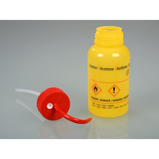 Sicherheits-Spritzflasche mit Entlüftungsventil