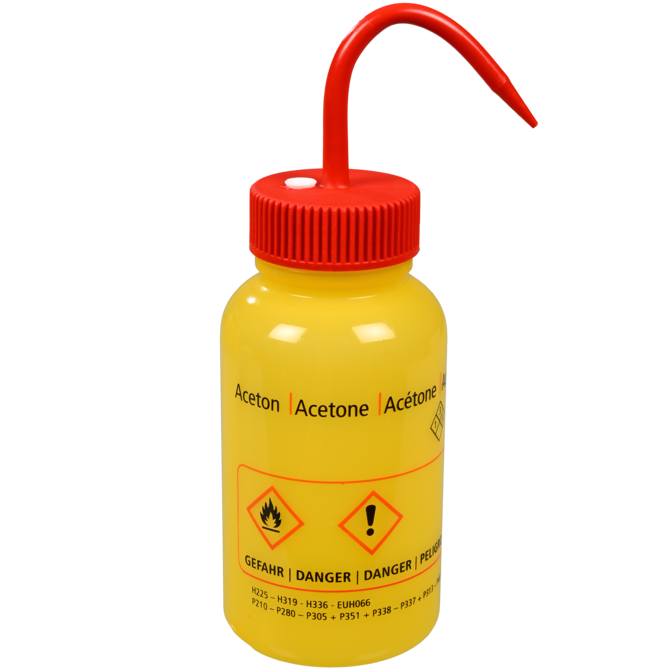 Sicherheits-Spritzflasche mit Entlüftungsventil