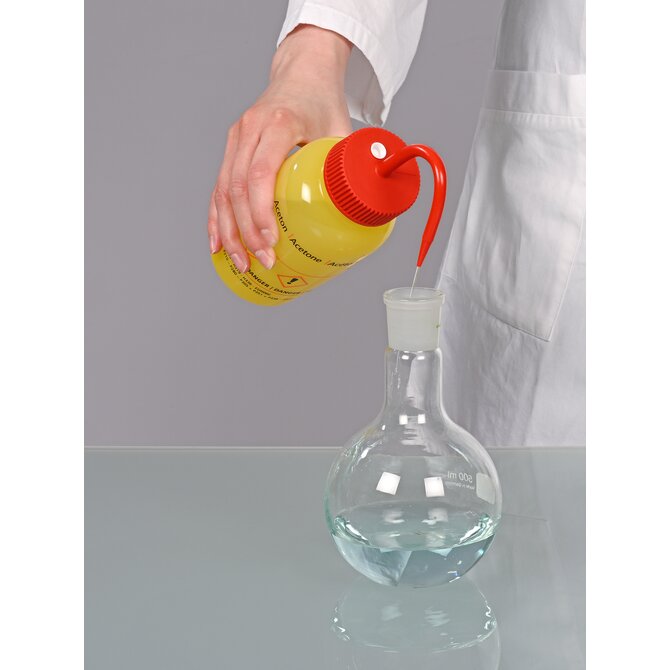 Sicherheits-Spritzflasche mit Entlüftungsventil