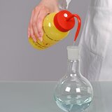 Sicherheits-Spritzflasche mit Entlüftungsventil