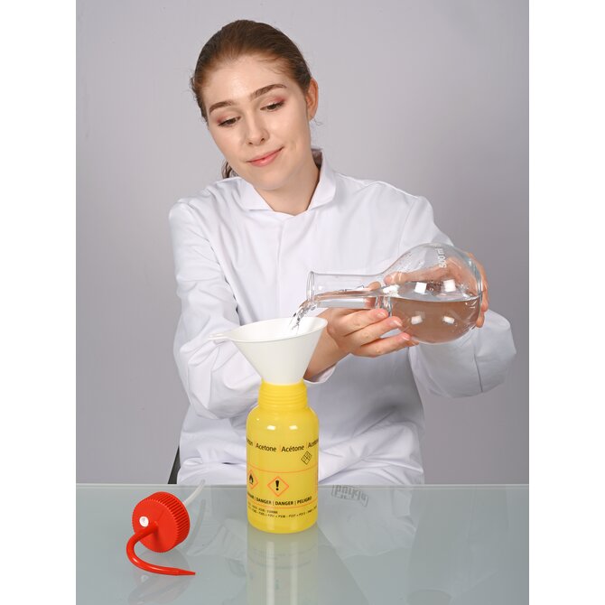 Sicherheits-Spritzflasche mit Entlüftungsventil