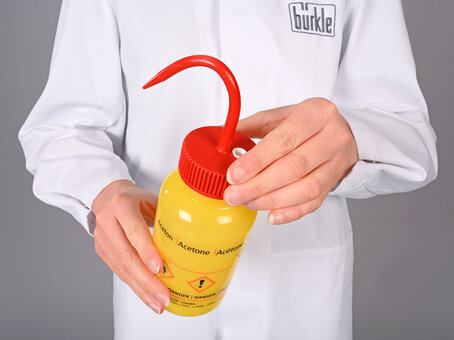 Sicherheits-Spritzflasche mit Entlüftungsventil