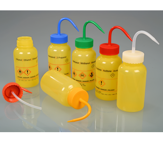 Baskılı geniş boyunlu yıkama şişesi