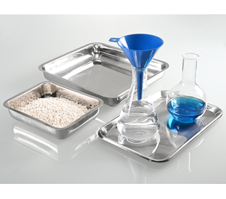 Bandeja de acero inoxidable