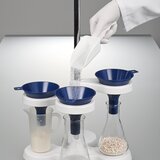 Embudo detectable para polvo