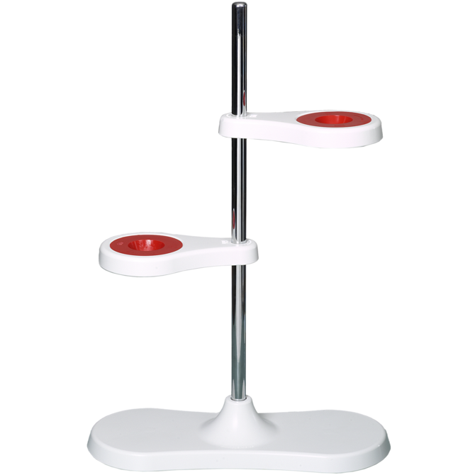 Funnel stand for two funnels