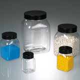 Weithalsdose, vierkant, PETG